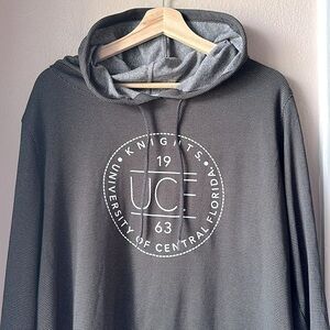 CHAMPION UCF Gray Long Sleeve Super Soft Open Back Hoodie